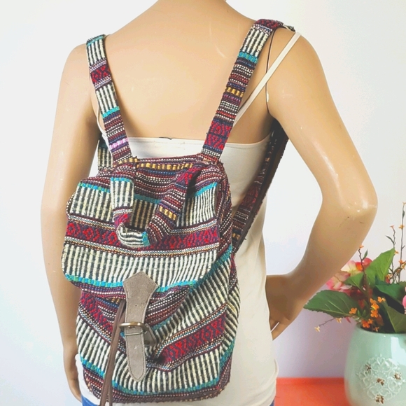 Cost Plus World Market Handbags - Boho world market backpack bag